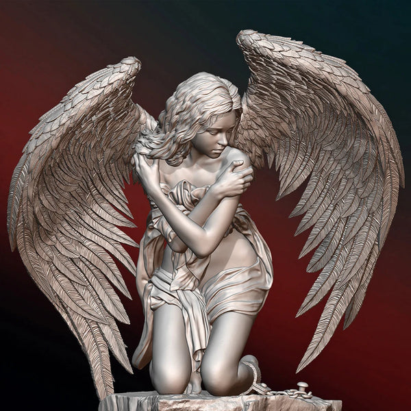 1/24 Angel Cherub, Resin Model Bust Kit, Mythology Theme, Unassembled and Unpainted