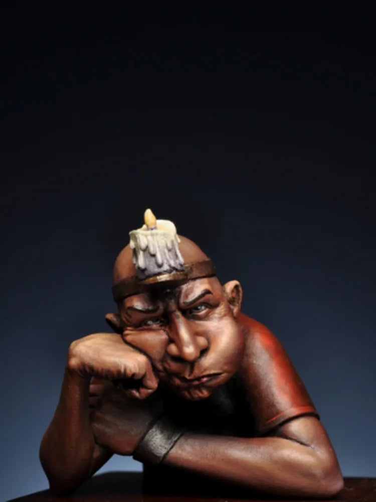 1/16 Demon/Gargoyle Creature, Resin Model Bust Kit, Fantasy Theme, Unassembled and Unpainted