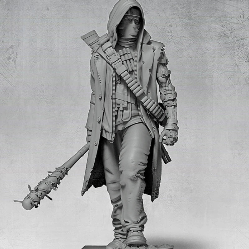 1/35 Modern Infected Gangster, Resin Model Figure Kit, Unassembled and Unpainted