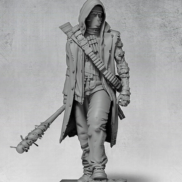 1/35 Modern Infected Gangster, Resin Model Figure Kit, Unassembled and Unpainted