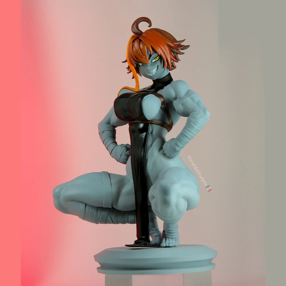 1/24 Belle Marl Barrock in Tactical Outfit, Resin Model Figure Kit, Unassembled and Unpainted