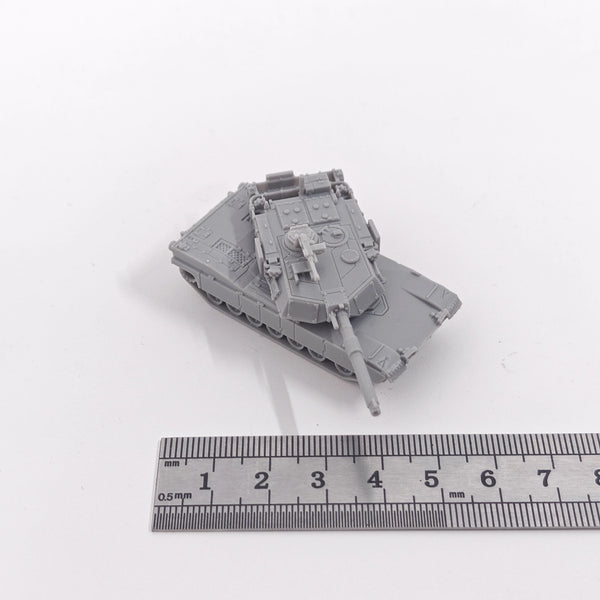 1/144 Modern M1A1 Abrams, Resin Model Vehicle Kit, Unassembled and Unpainted