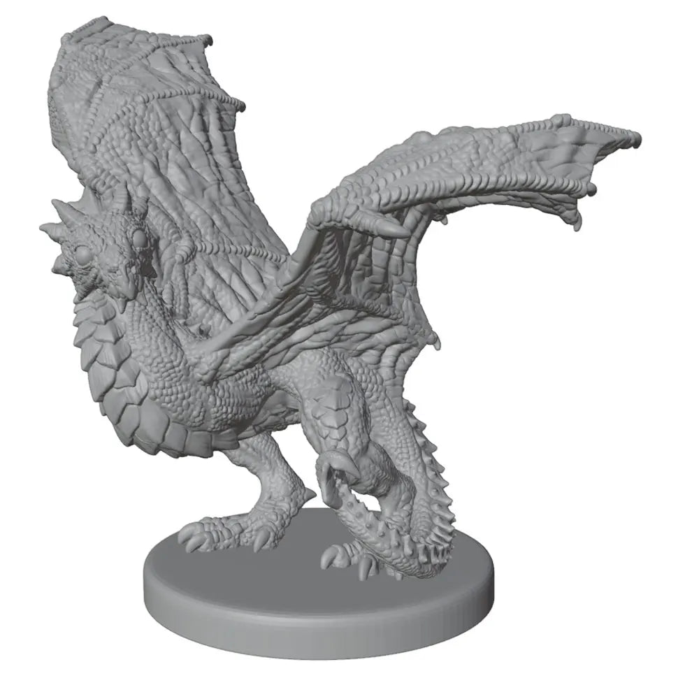 60mm Dragons, 6 Figures, Resin Model Creature Kit, Fantasy Theme, Unassembled and Unpainted