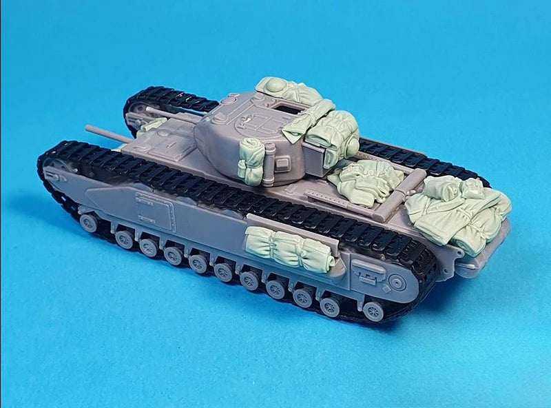 1/72 Modern Tank Stowage Upgrade Accessories, Resin Model Accessory Kit, Unpainted