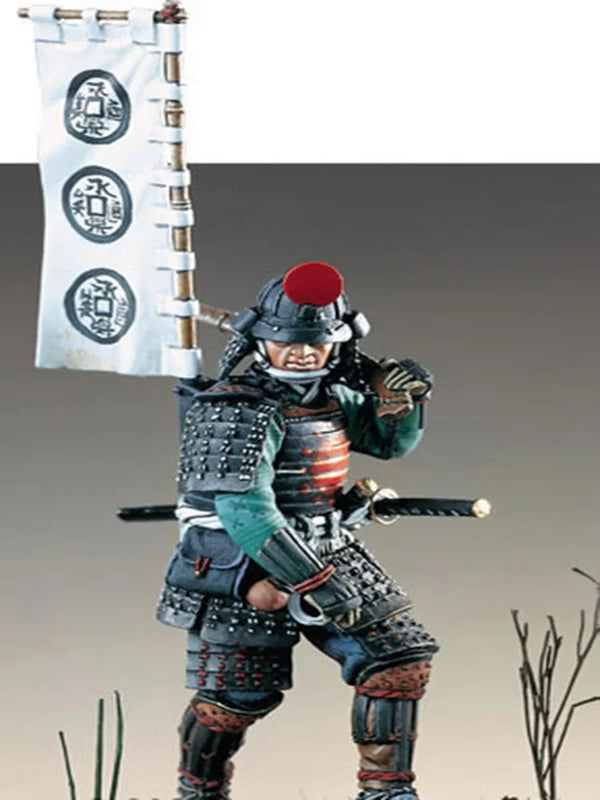 54mm Medieval Momoyama Arquebusier, Resin Model Figure Kit, Unassembled and Unpainted