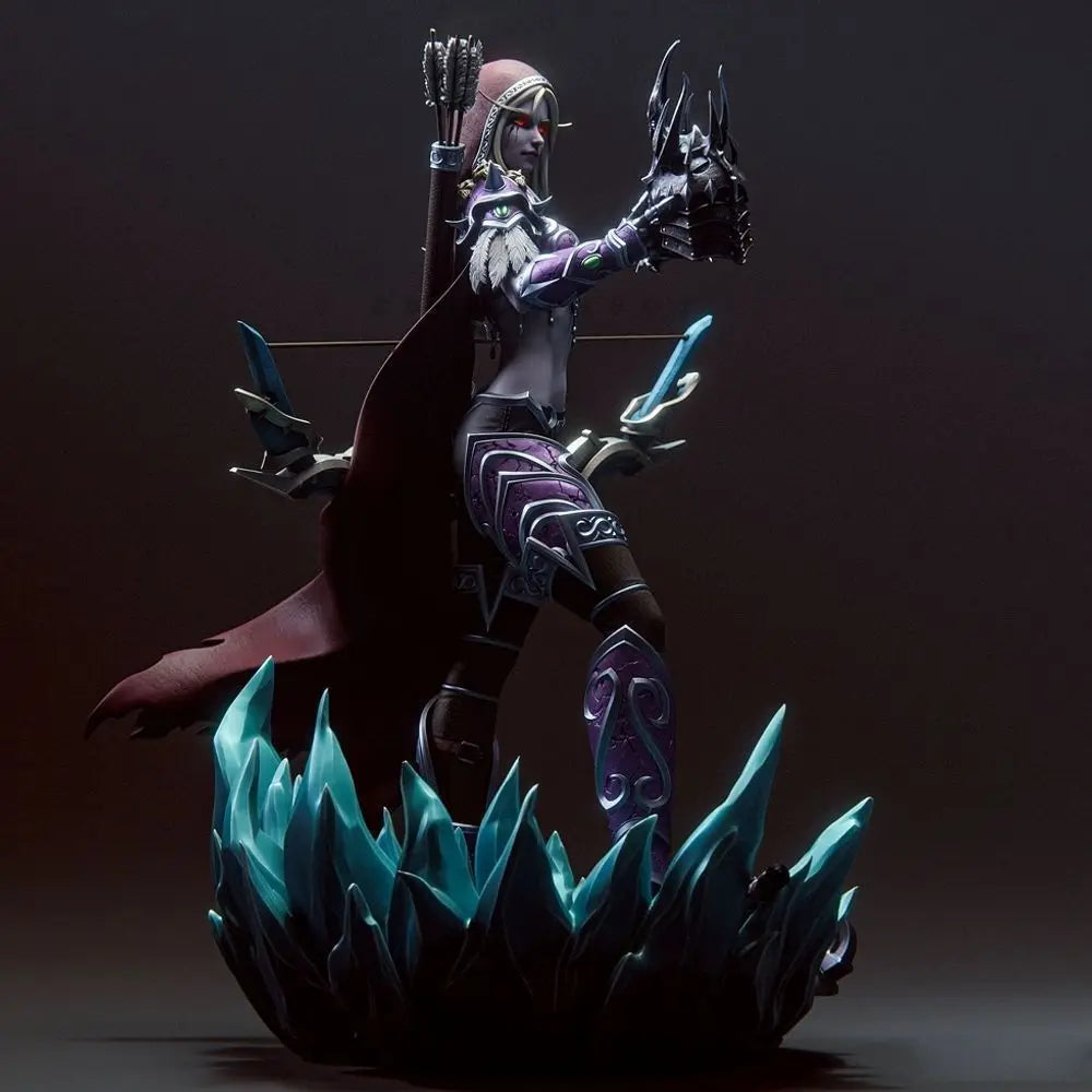 95mm Night Elf Warrior, Resin Model Figure Kit, Fantasy Theme, Unassembled and Unpainted