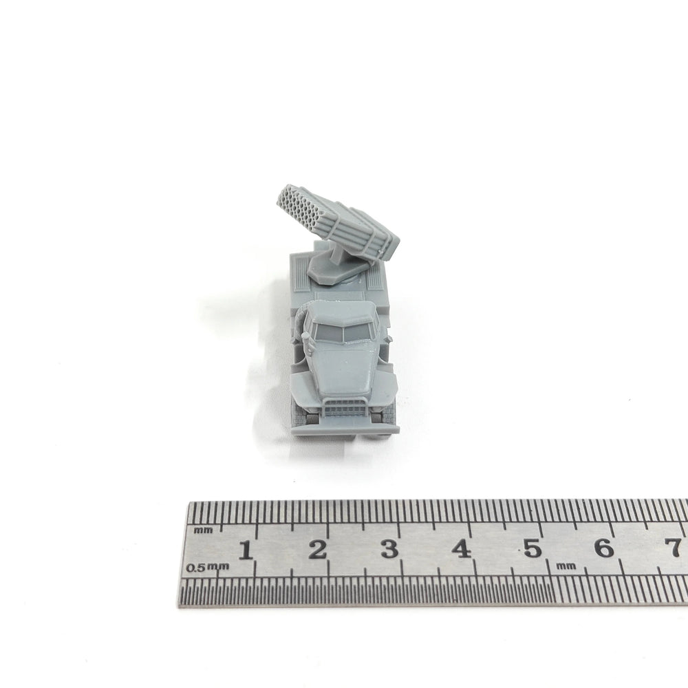 1/144 Cold War Soviet BM-21 Rocket Launcher, Resin Model Vehicle Kit, Unassembled and Unpainted