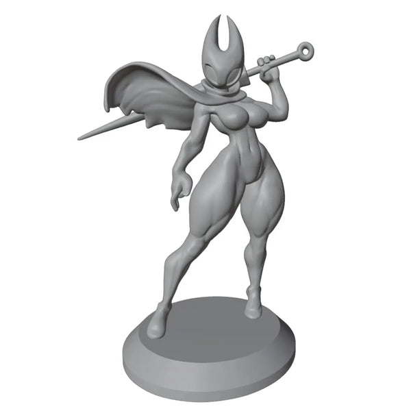 75mm Warrior with Spear, Resin Model Figure Kit, Fantasy Theme, Unassembled and Unpainted