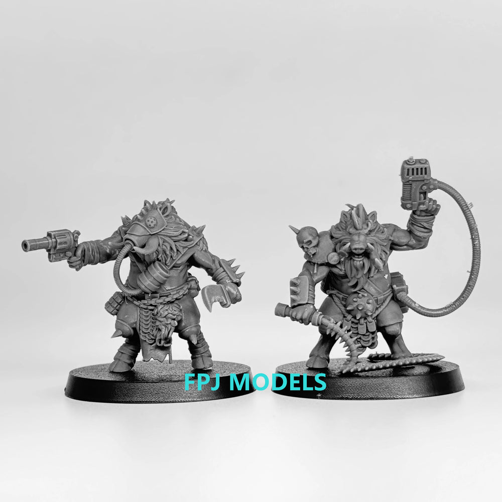 Corrupted Beasts, 10 Figures, Resin Model Figure Kit, Fantasy Theme, Unassembled and Unpainted