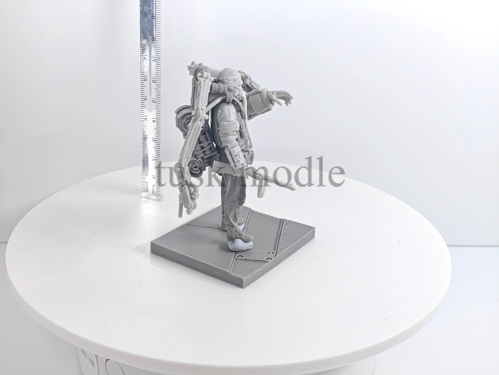1/24 Mecha Stranger Jo Warrior, Resin Model Figure Kit, Sci-Fi Theme, Unassembled and Unpainted