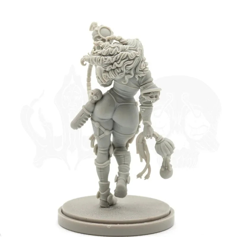 30mm Female Survivor Warrior, Resin Model Figure Kit, Anime Theme, Unassembled and Unpainted