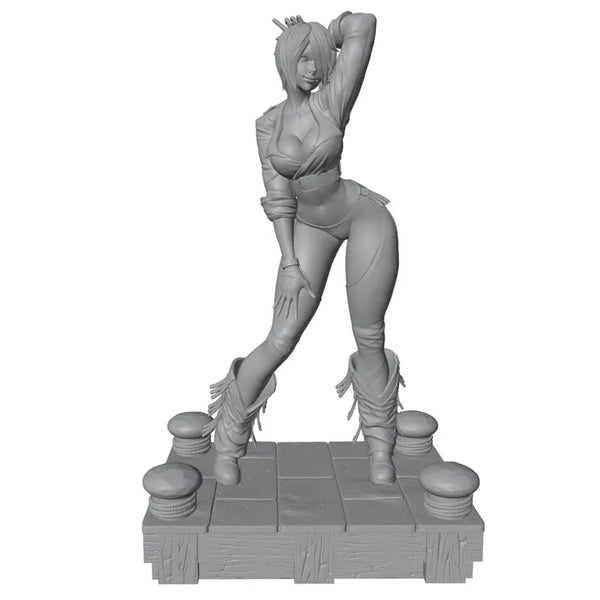 75mm Female Fantasy Character, Resin Model Figure Kit, Unassembled and Unpainted