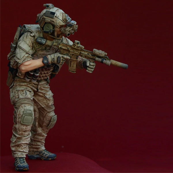 1/16 Modern U.S. DEVGRU Operator, Resin Model Figure Kit, Unassembled and Unpainted