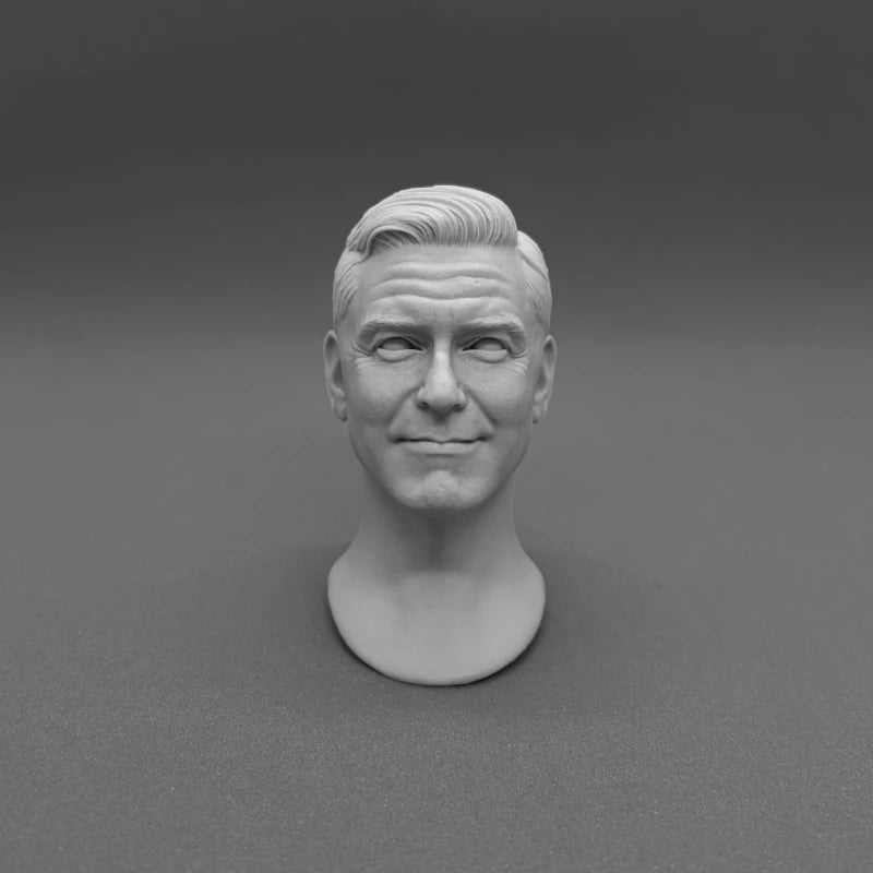 1/6 European-American Male Head, 27 Figures, Resin Model Bust Kit, Historical Theme, Unassembled and Unpainted