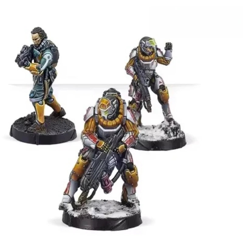 Futuristic Sci-Fi Soldiers, 5 Figures, Resin Model Figure Kit, Sci-Fi Theme, Unassembled and Unpainted