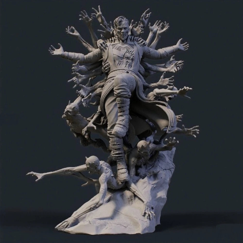 180mm Death Zombie, Resin Model Figure Kit, Fantasy Theme, Unassembled and Unpainted