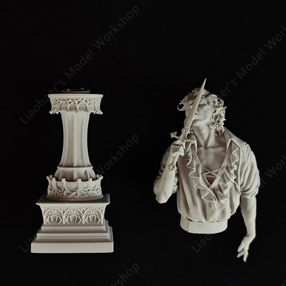 1/10 Astarion, Resin Model Bust Kit, Fantasy Theme, Unassembled and Unpainted