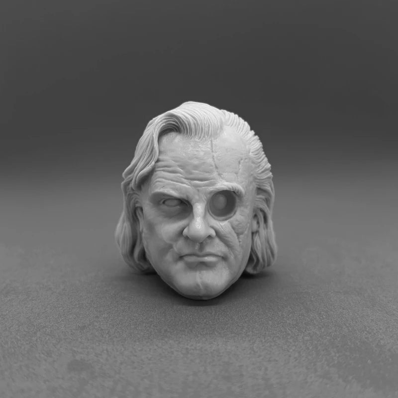 1/6 Interchangeable Sci-Fi Heads, Resin Model Bust Kit, Sci-Fi Theme, Unassembled and Unpainted