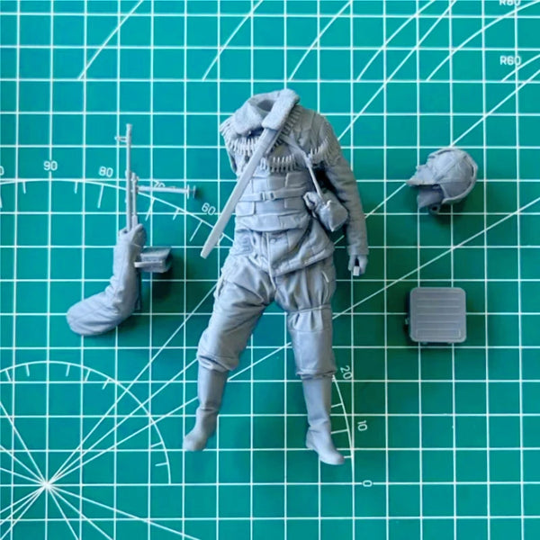 1/16 Modern Russian Internal Troops Squad, 3 Figures, Resin Model Figure Kit, Unassembled and Unpainted