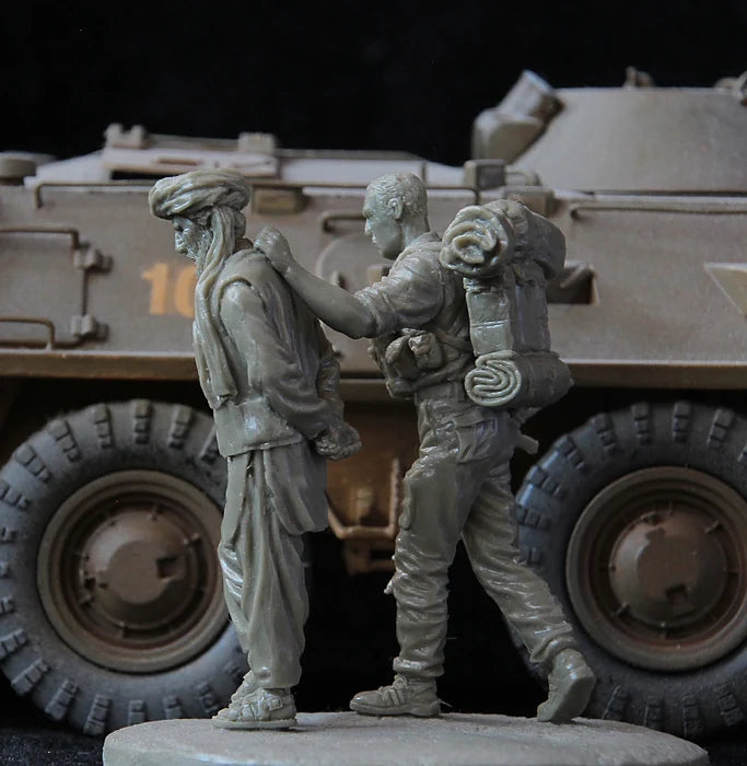 1/35 WWII Assault Troops, 6 Figures, Resin Model Figure Kit, Unassembled and Unpainted