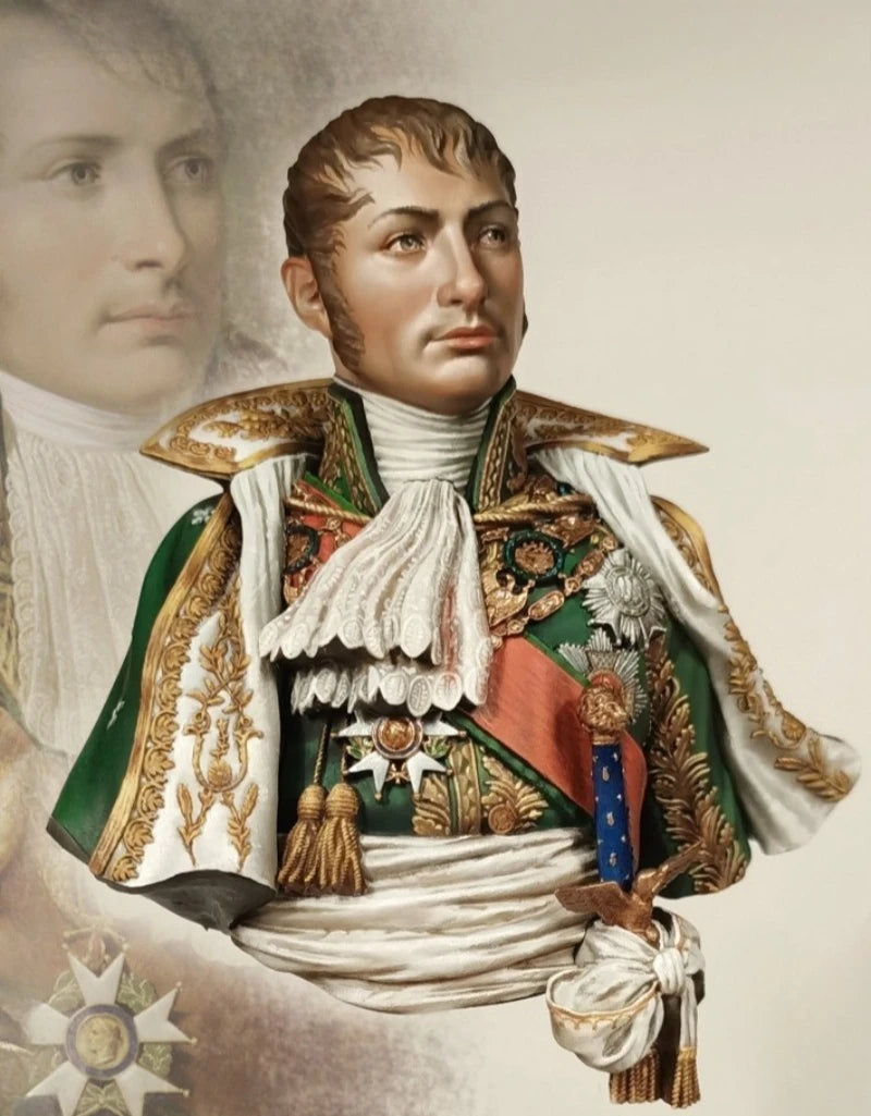 250mm Napoleonic French Commander, Resin Model Bust Kit, Unassembled and Unpainted