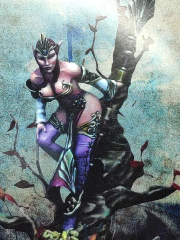 1/32 Ancient Female Warrior, Resin Model Figure Kit, Unassembled and Unpainted