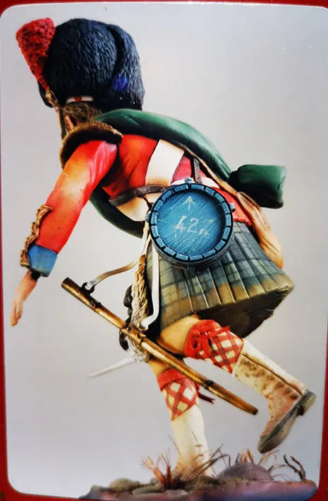 1/16 Napoleonic Scottish Highlander, Resin Model Figure Kit, Unassembled and Unpainted