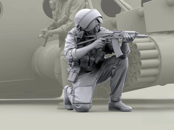 1/48 Modern Tactical Special Forces, 5 Figures, Resin Model Figure Kit, Unassembled and Unpainted