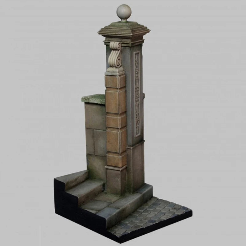 1/35 Ornate Architectural Monument, Resin Model Terrain Kit, Historical Theme, Unpainted