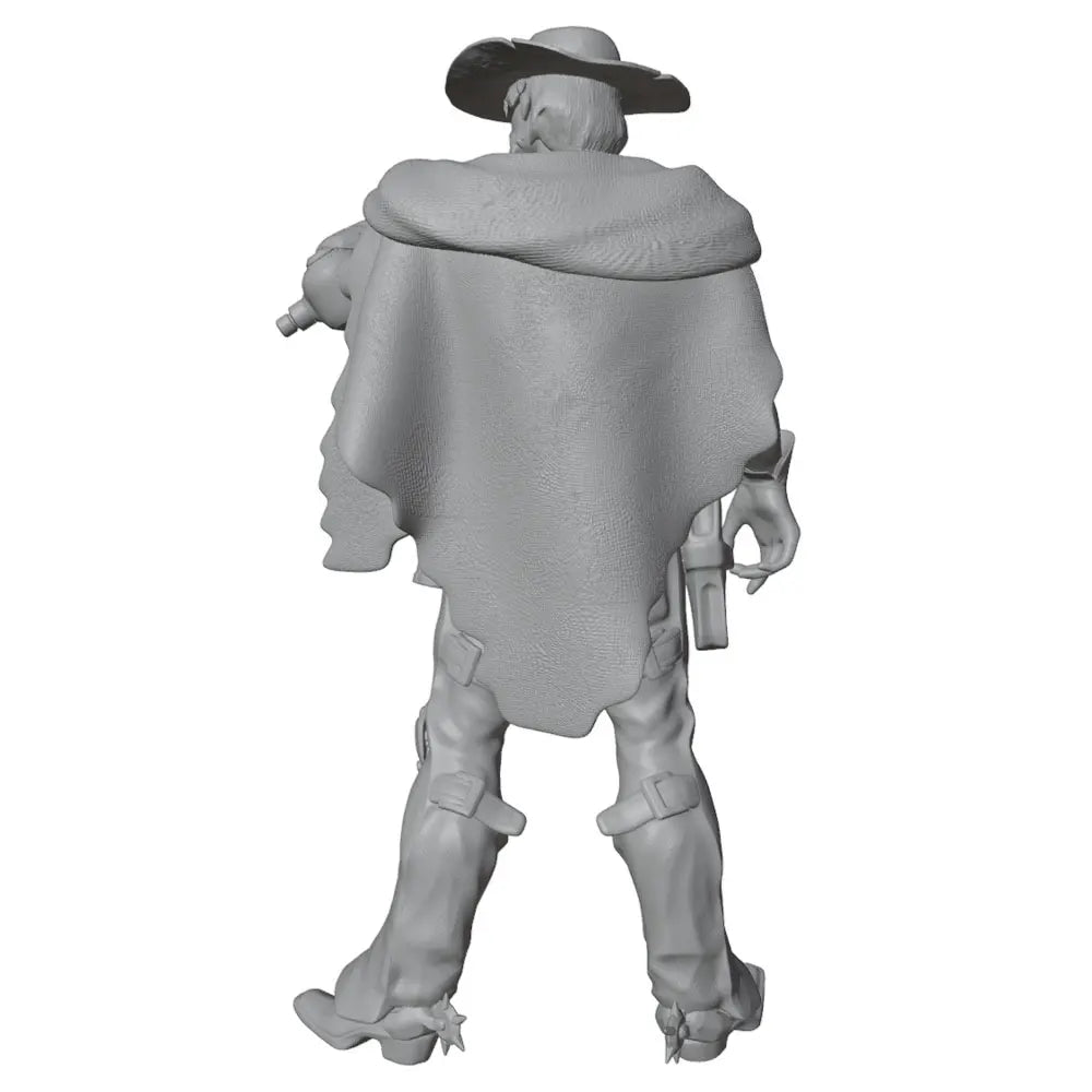 75mm Western Cowboy Gunslinger, Resin Model Figure Kit, Historical Theme, Unassembled and Unpainted