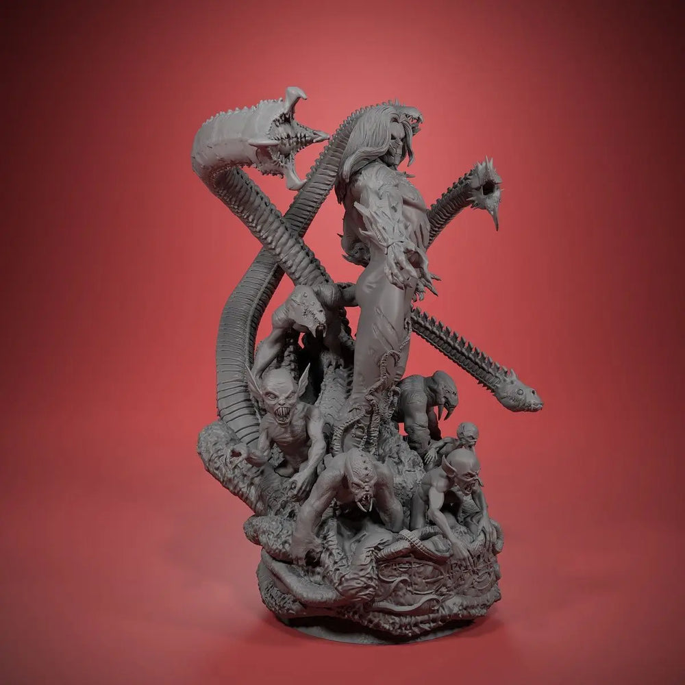 68mm Darkness Giant, Resin Model Figure Kit, Fantasy Theme, Unassembled and Unpainted