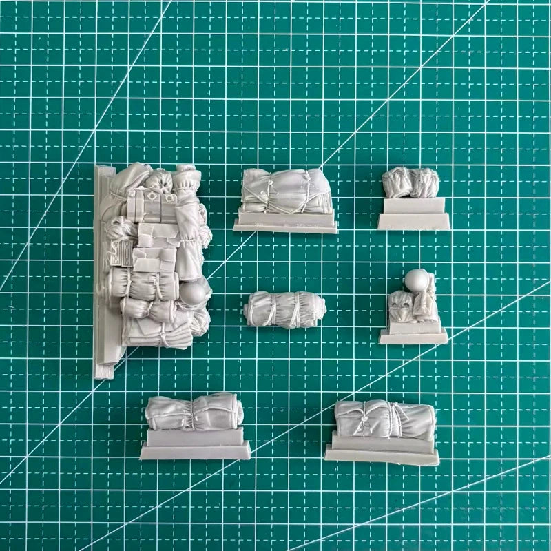 1/35 WWII M3A1 Stuart Tank Accessories, Resin Model Accessory Kit, Unpainted