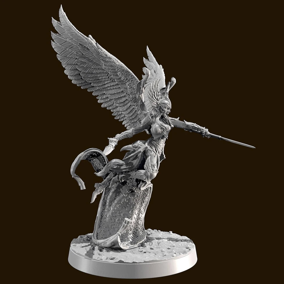 75mm Angel, Resin Model Figure Kit, Fantasy Theme, Unassembled and Unpainted
