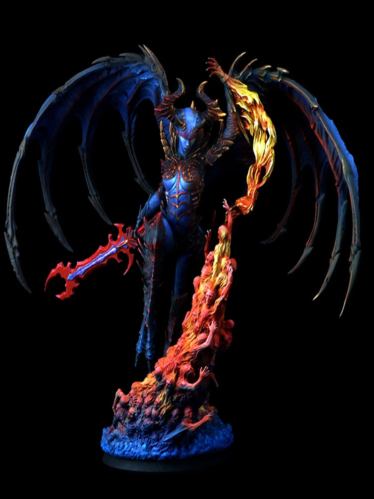 1/8 Winged Chaos Lady, Resin Model Figure Kit, Fantasy Theme, Unassembled and Unpainted