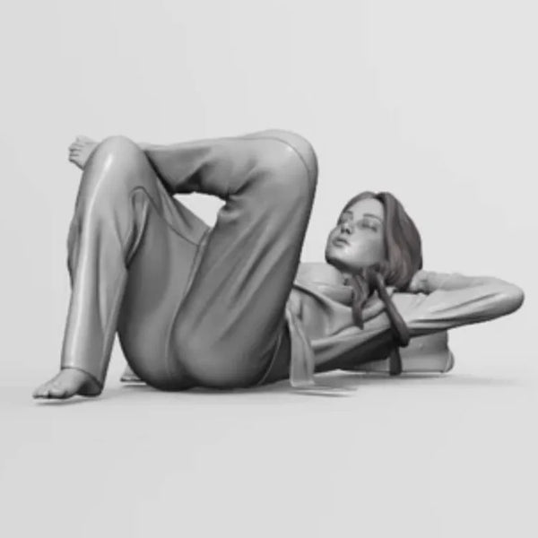 1/20 Civilian Female, Resin Model Figure Kit, Unassembled and Unpainted