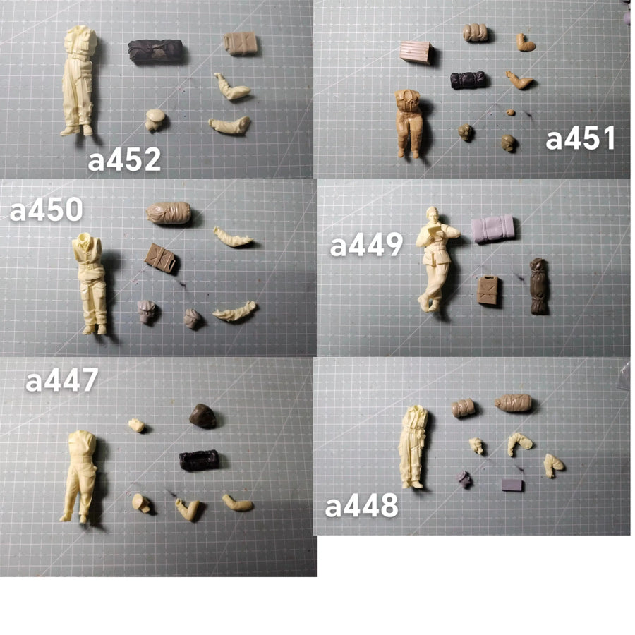 1/35 Resin Model Figure GK， Unassembled and Unpainted Kit