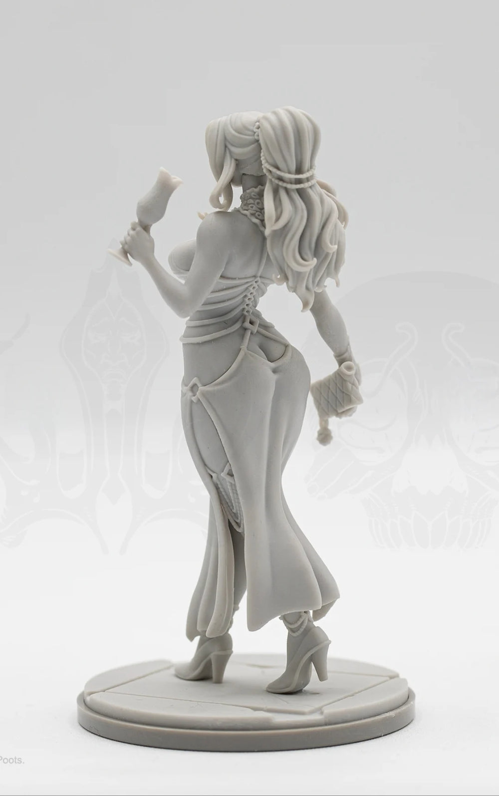 50mm Formal Anime Character, Resin Model Figure Kit, Anime Theme, Unassembled and Unpainted