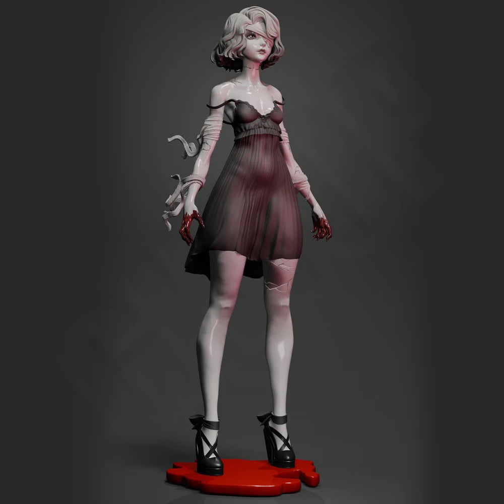 1/24 Dark Fantasy Bandage Girl, Resin Model Figure Kit, Unassembled and Unpainted