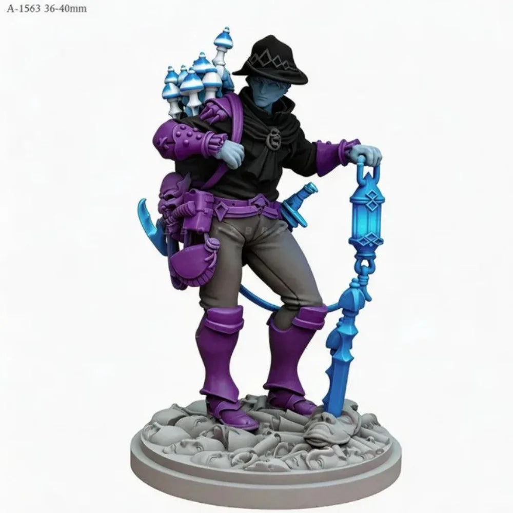 38mm Alchemist Warrior, Resin Model Figure Kit, Fantasy Theme, Unassembled and Unpainted