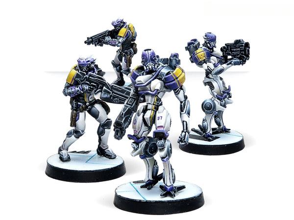 40mm Modern Tactical Combat Team, 6 Figures, Resin Model Figure Kit, Unassembled and Unpainted