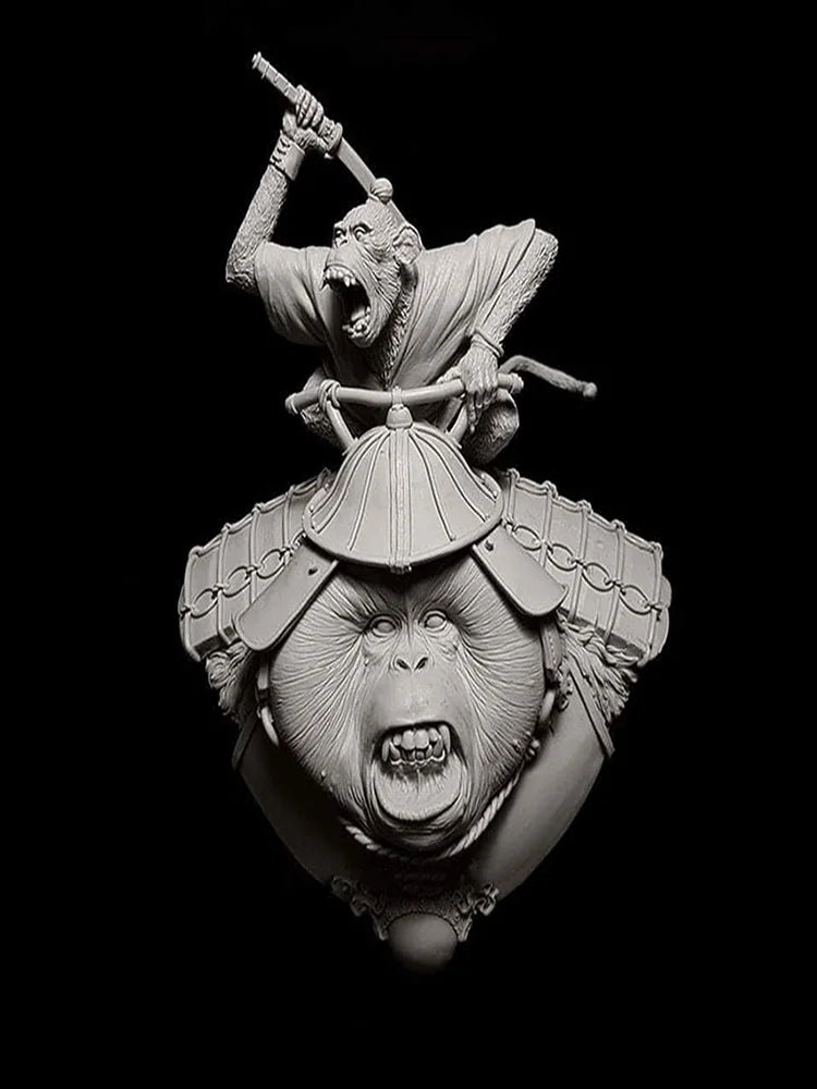 1/9 Female Officer, Resin Model Bust Kit, Fantasy Theme, Unassembled and Unpainted