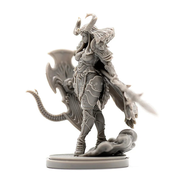 38mm Demon Queen, Resin Model Figure Kit, Fantasy Theme, Unassembled and Unpainted