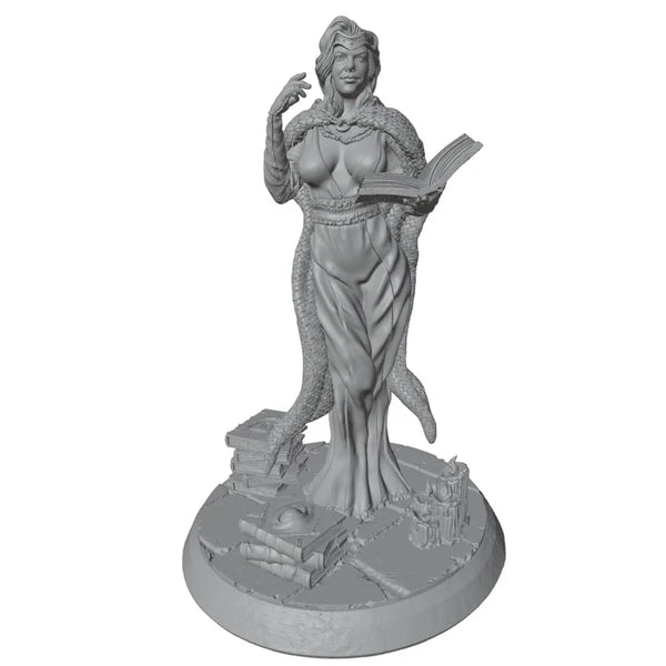 75mm Fantasy Enchantress, Resin Model Figure Kit, Unassembled and Unpainted