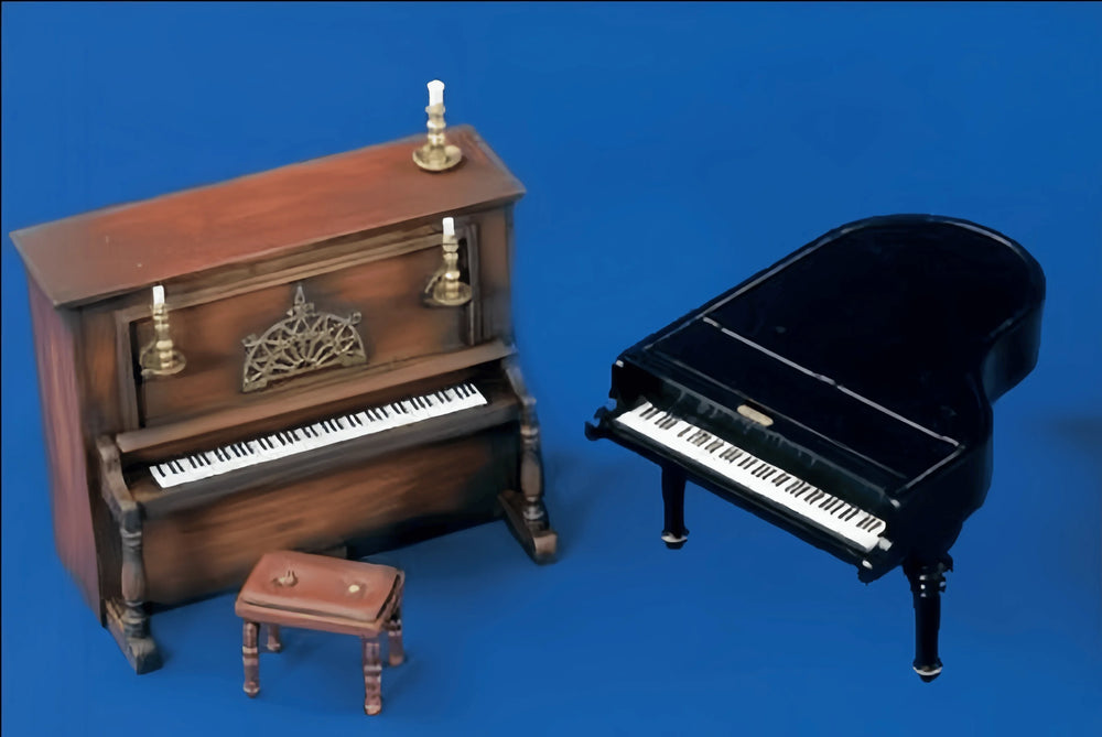 1/35 Victorian Piano Furniture, Resin Model Accessory Kit, Historical Theme, Unpainted