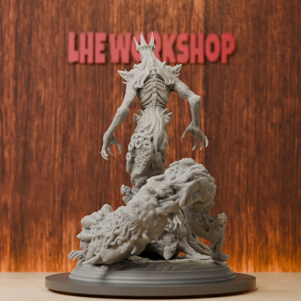 38mm Dark Fantasy Undead Boss, Resin Model Figure Kit, Fantasy Theme, Unassembled and Unpainted