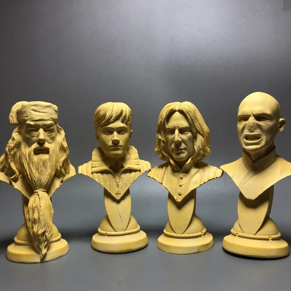 Portrait Character Busts, 12 Figures, Resin Model Bust Kit, Historical Theme, Unassembled and Unpainted