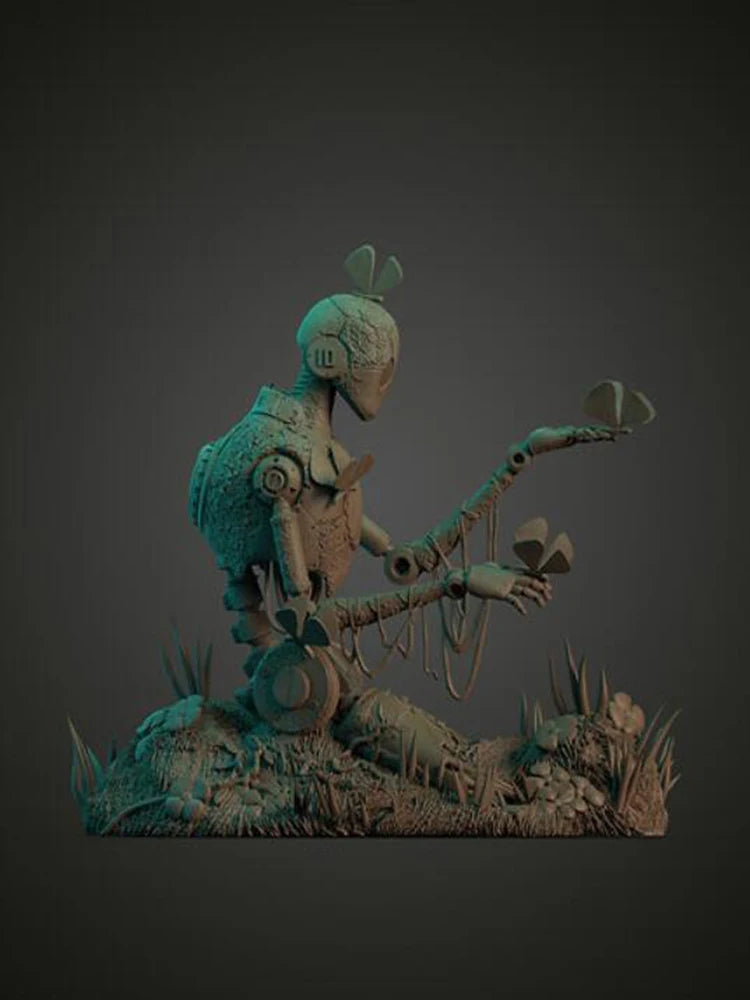 1/24 Modern Fantasy Soldier, Resin Model Figure Kit, Fantasy Theme, Unassembled and Unpainted