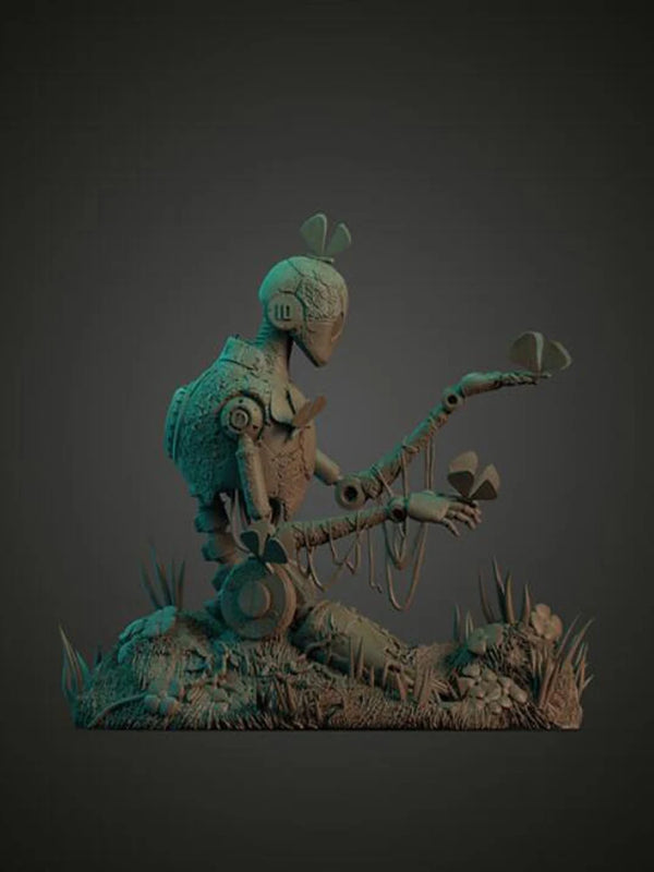 1/24 Modern Fantasy Soldier, Resin Model Figure Kit, Fantasy Theme, Unassembled and Unpainted