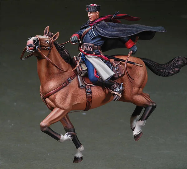 1/35 Medieval Fantasy Cavalry, Resin Model Figure Kit, Unassembled and Unpainted