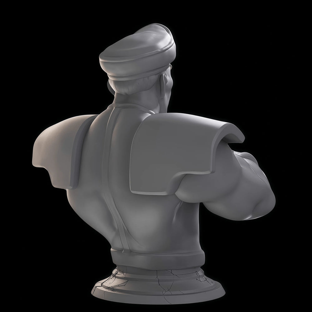 90mm Ancient Greco-Roman Heroic, Resin Model Bust Kit, Unassembled and Unpainted